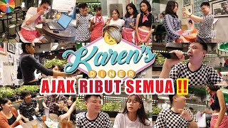 CUMA DI KAREN'S DINER BERANI AJAK RIBUT MIAWAUG !! - Karen's Diner Jakarta VLOG