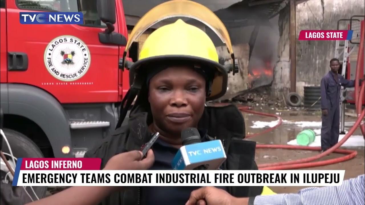 LASTMA, others combat Ilupeju industrial fire outbreak