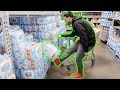 No Hands Challenge At Walmart!! (Almost Got Kicked Out) | VLOGMAS Day 13
