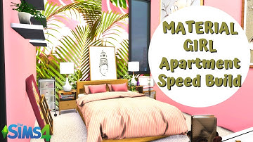 **NEW LP** MATERIAL GIRL👜 SPEED BUILD+CC LINKS| THE SIMS 4 SPEED BUILD