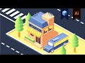 Isometric Illustration: Isometric Design Process in Illustrator (Speed Art)