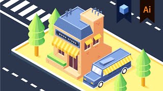 Isometric Illustration: Isometric Design Process in Illustrator (Speed Art)