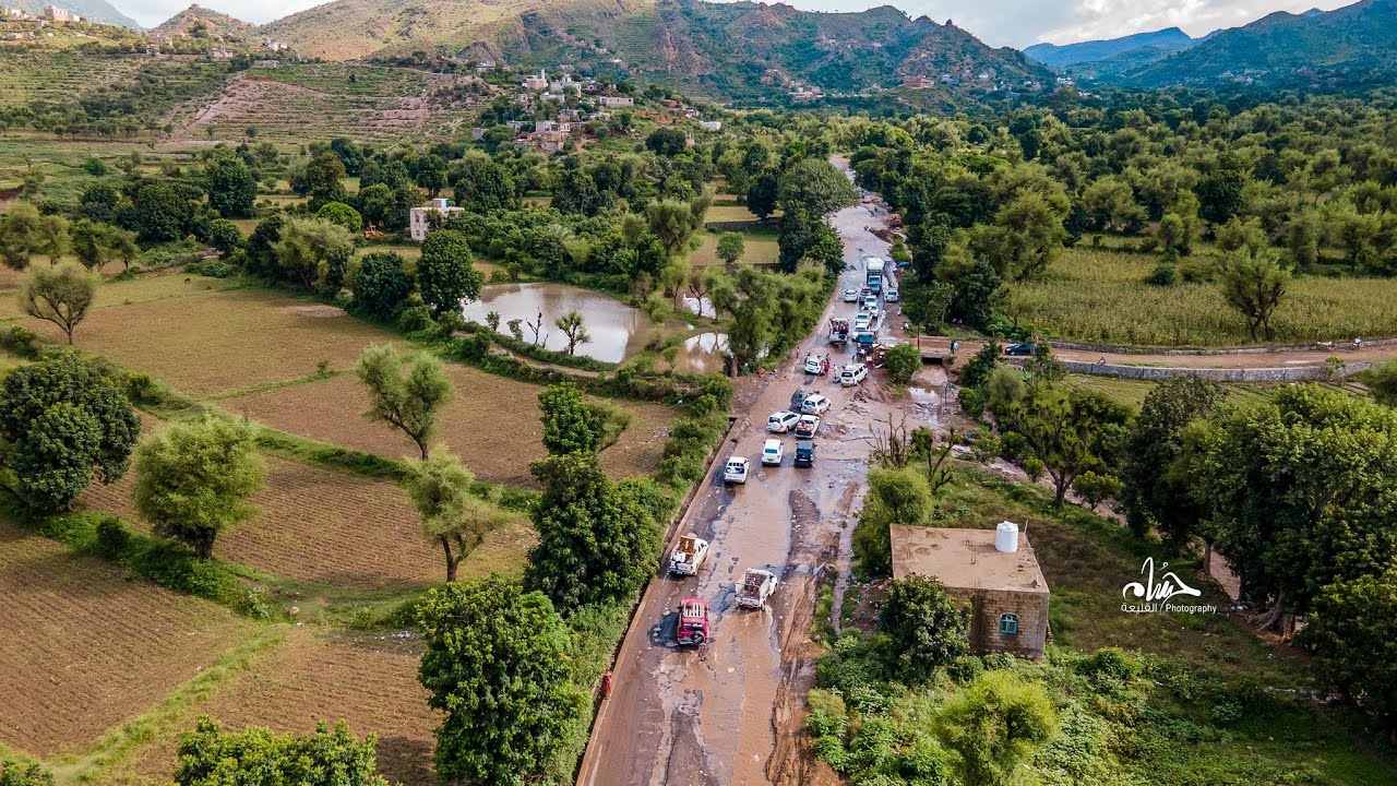 وادي الضباب | تصوير جوي بعد المطر 😍
