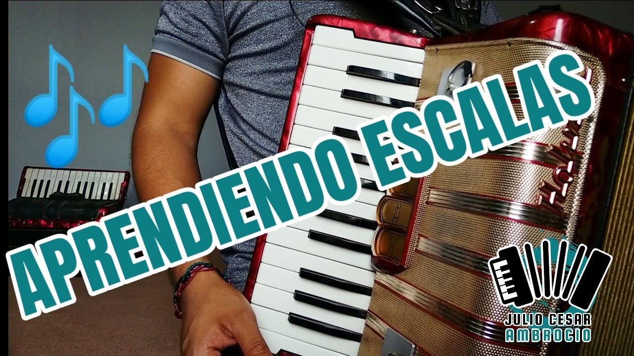 TODAS LAS ESCALAS EN ACORDEÓN DE TECLAS (1) YouTube