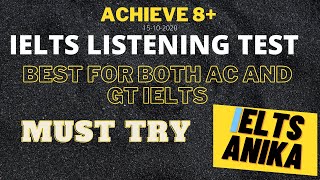 Cambridge Listening test 15-10-2020 | Day 15 | IELTS Anika