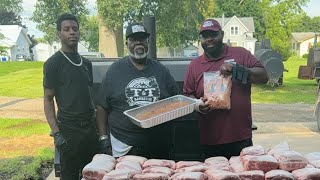 Uncle Ced is back!!! Cooking 330lbs of Pork Butt!!
