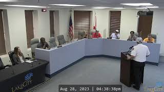 August 28, 2023 -  Emergency City Council Meeting