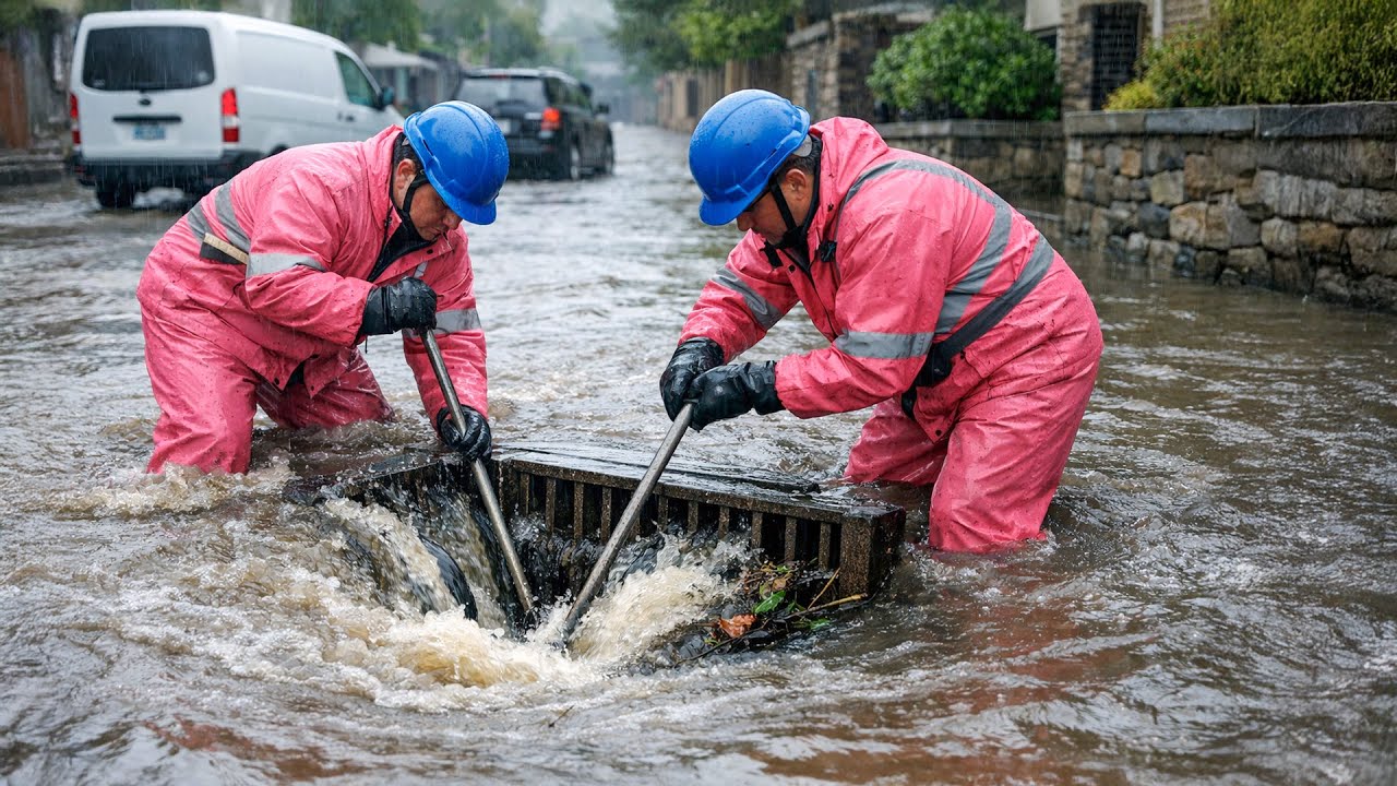From Flooded Streets to Clear Flow Drain Cleaning Love - YouTube