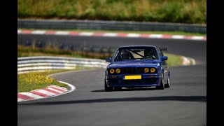 BMW E30 Nürburgring onboard - Porsche's for breakfast