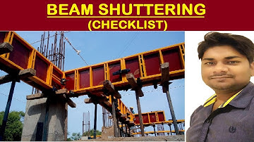 Checklist For Shuttering Of Beam | Beam Shuttering Checking Procedure