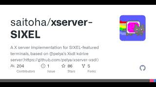 Github - Saitohaxserver-Sixel A X Server Implementation For Sixel-Featured Terminals, Based On ...