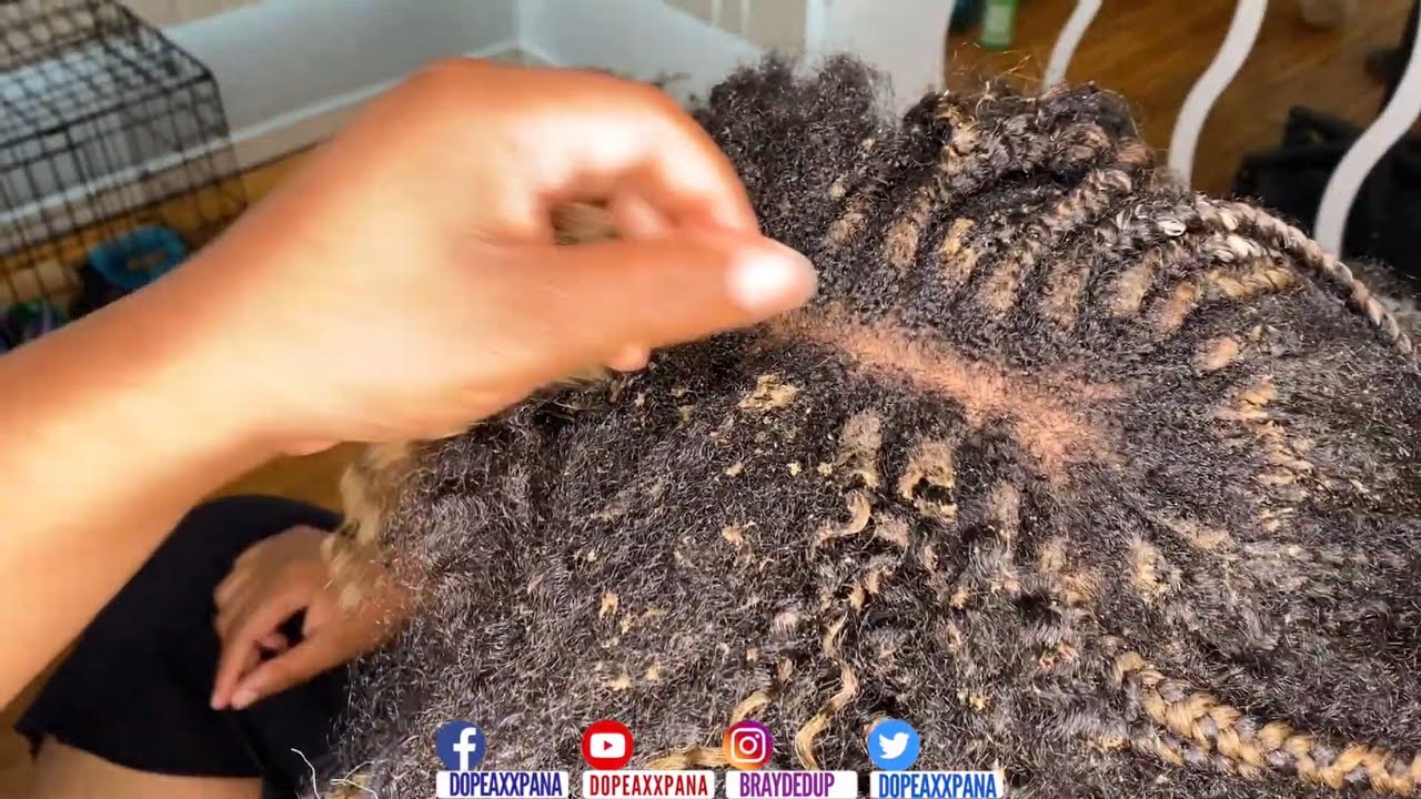 Why is My Hair not Growing With Protective Styles?! | 2 month Tribal Braid Takedown