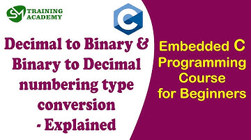 Conversie van het nummeringssysteem van binair naar decimaal en decimaal naar binair