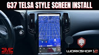 Install a Workshop 12 Telsa Style Screen in your Infiniti G37!