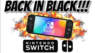 Black Nintendo Switch Joy-Con Reshell