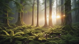 Rainfall Resonance in the Hidden Forest 🌧️🌲 | Deep Echo Sleep Sounds (1 Hour)