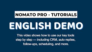 English Demo | NOMATO PRO Features for Your Web WhatsApp screenshot 2