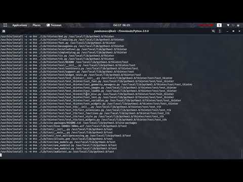 cara install python3 terbaru di kali linux (asmr)