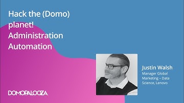 Hack the (Domo) planet! Administration Automation | Domopalooza 2025