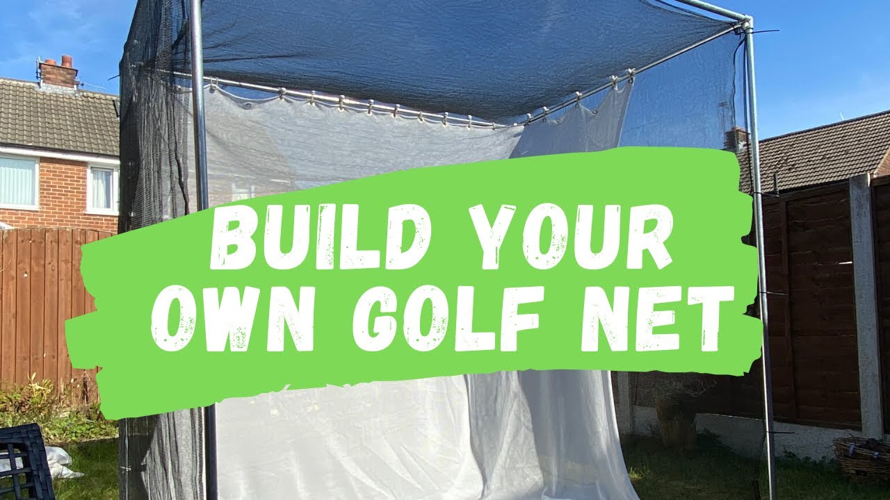 How To Build a DIY Golf Net! 