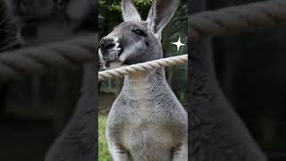 Kangaroos are herbivores, and they eat a variety of plants, including grasses, leaves, and fruits.