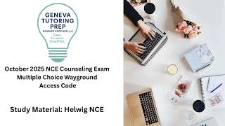 Helwig Oct 2025  Mixed Multiple Choice NCE Access CODE! #exam #nce #examstudy