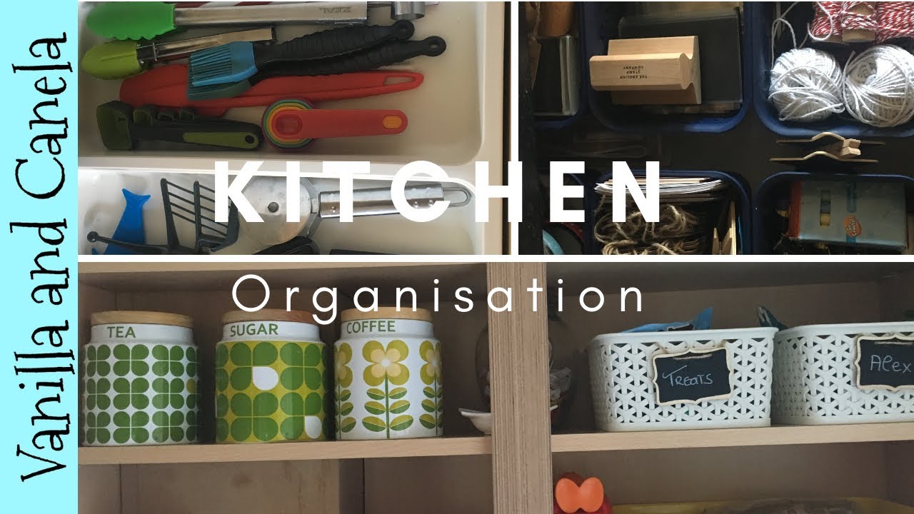 Re Organising Kitchen drawers & Cupboard - Follow along - YouTube