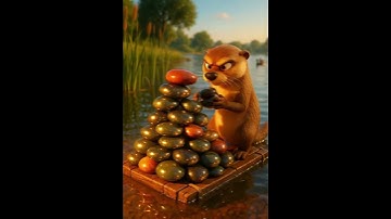 🦦✨🚤 The Otter Who Loved Too Many Stones — One Raft Away From Disaster!