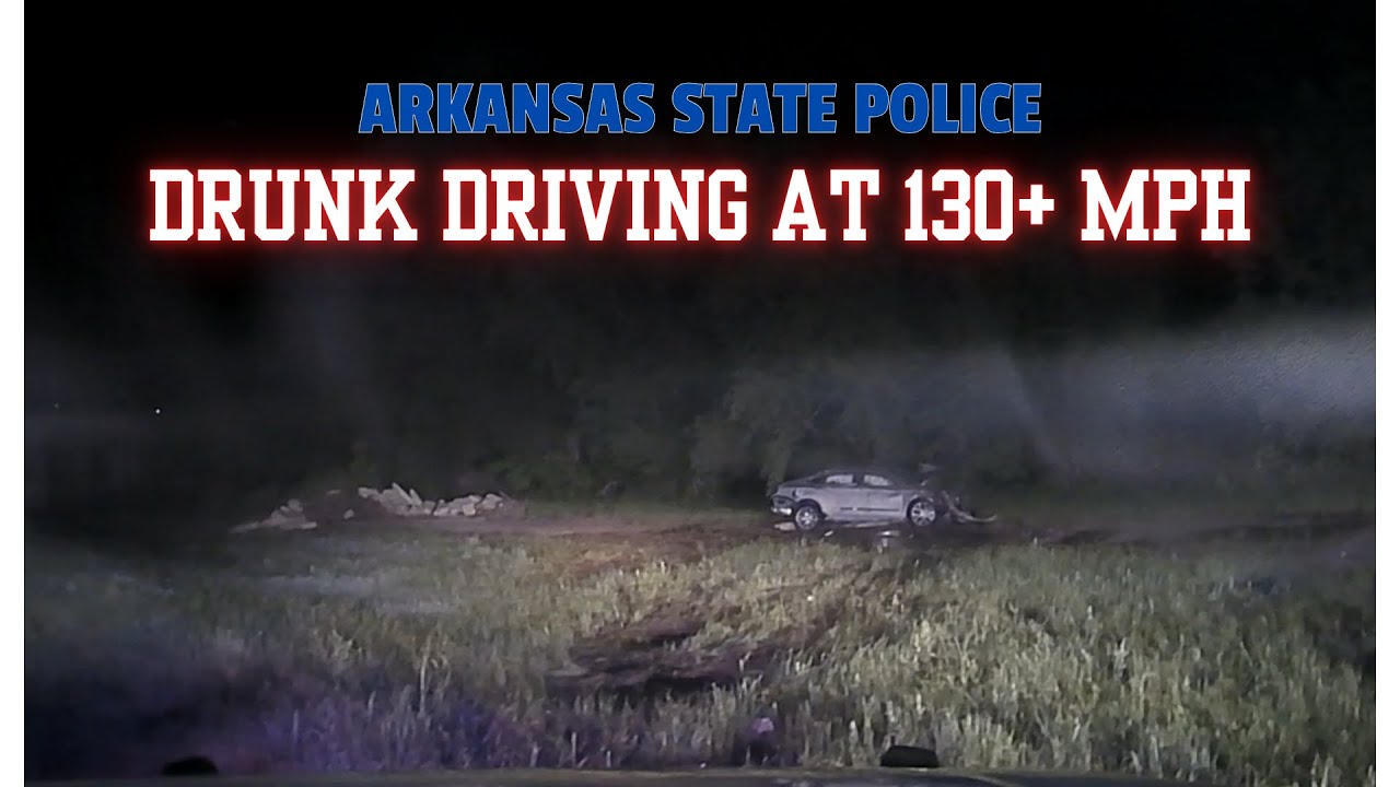 Impala flees Arkansas State Police at 130+ MPH - Drunk driver goes ...