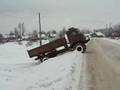 gaz 66 on snowy uphill