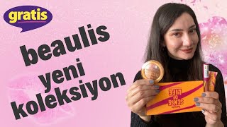 BEAULİS YENİ KOLEKSİYONU DENEYELİM | Bulaşmayan Ruj, Far Paleti, Dudak Peelingi, Baked Allık