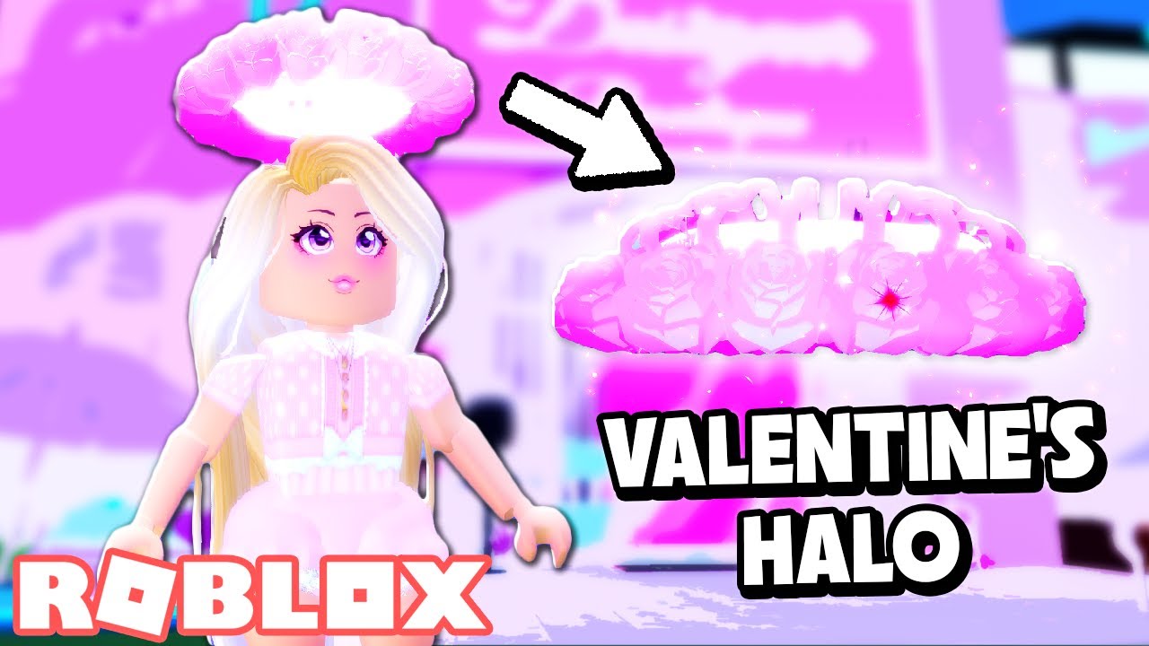 I Got The Valentine S Halo 2019 In Royale High Omg Royale High Roleplay Youtube - i made a royale high valentines day halo in real life roblox royale high