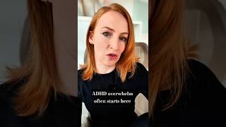 ADHD overwhelm often starts here. #ADHDWomen #Overwhelm #ExecutiveDysfunction #ADHD #Neurodivergent