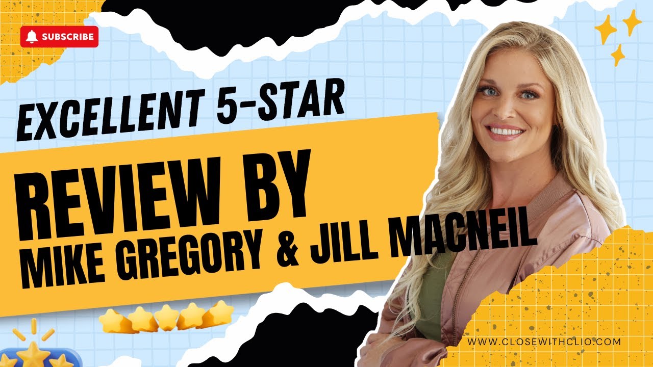 Clio Carroll Excellent 5-Star Review by Mike Gregory & Jill MacNeil