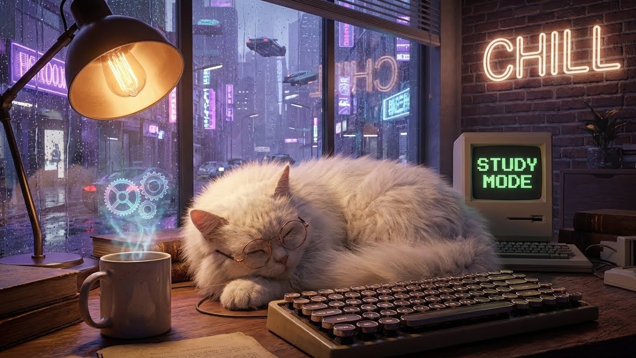 d r e a m y  k i t t y ~ [ chill lofi - jazzhop mix ] 🌙