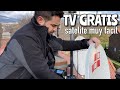 INSTALANDO TV GRATIS: Instalar y Orientar Antena Parabólica SIN medidor de campo (MUY FACIL)