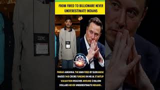 From Fired to Billionaire 😱 Parag Agrawal’s AI Startup Hits $2 Billion 🚀 #shorts