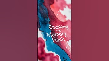 Chunking — The Memory Hack Your Brain Loves  #motivation #mindfulness