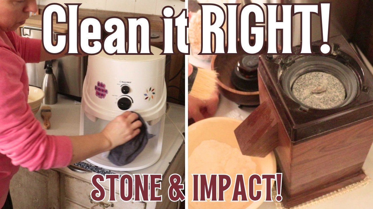 Как чистить зерновую мельницу (руководство для каменных и ударных мельниц!)