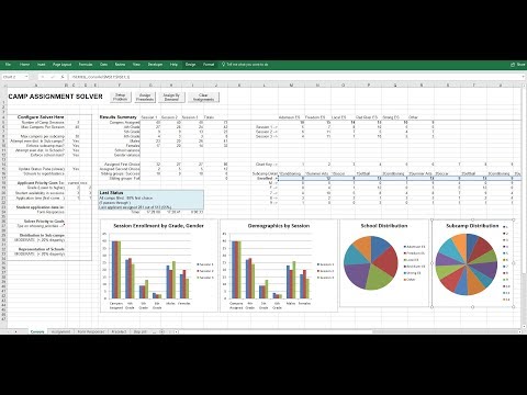 Custom solver built in Excel solves large, complex problem