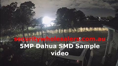 Dahua DH-IPC-HDW3541TMP-AS-0280B / DH-IPC-HFW3541EP-SA-0280B Sample Video 2.8mm NIGHT 5MP Resolution
