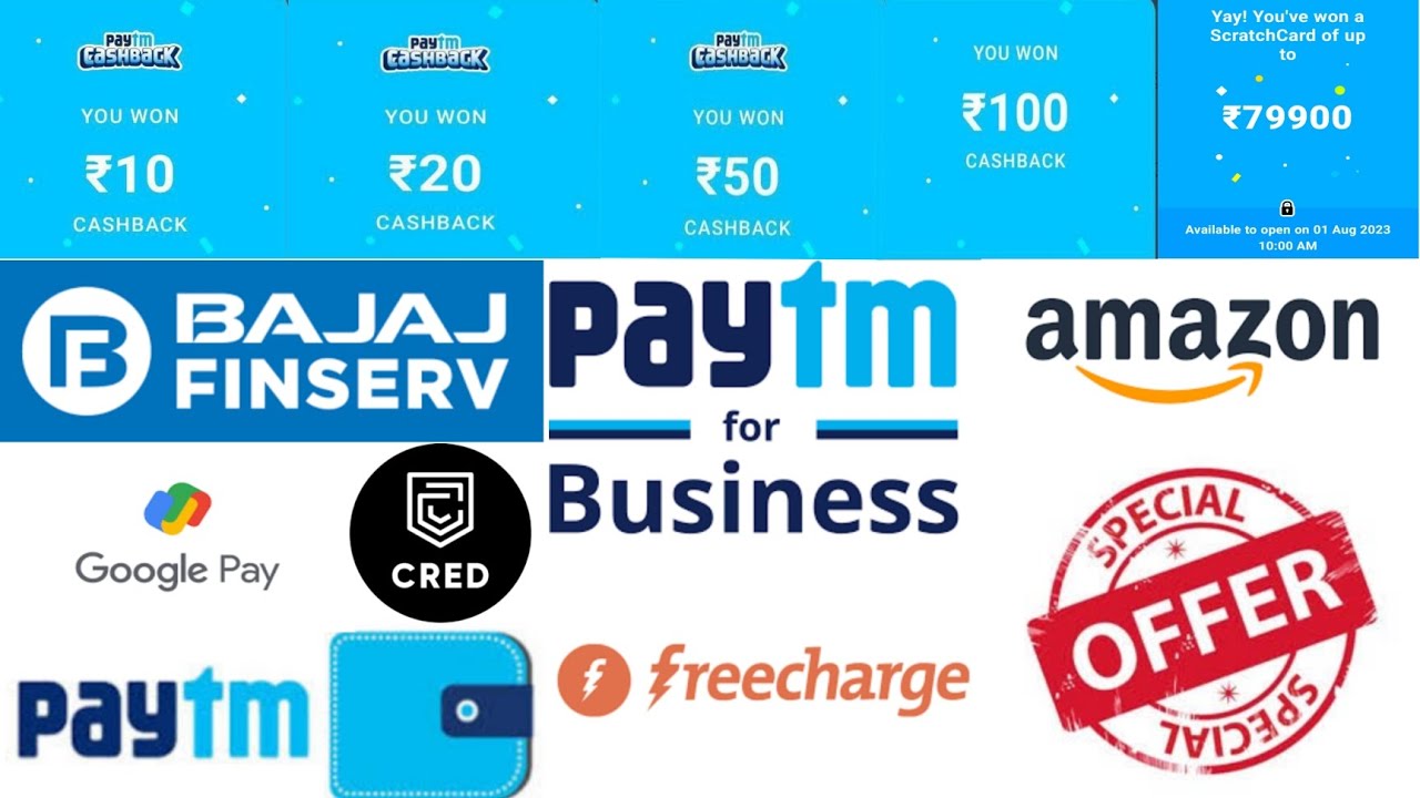 Last day offers of July month | Paytm,Freecharge, Bajaj pay,cred, google pay,amazon & Paytm Marchant