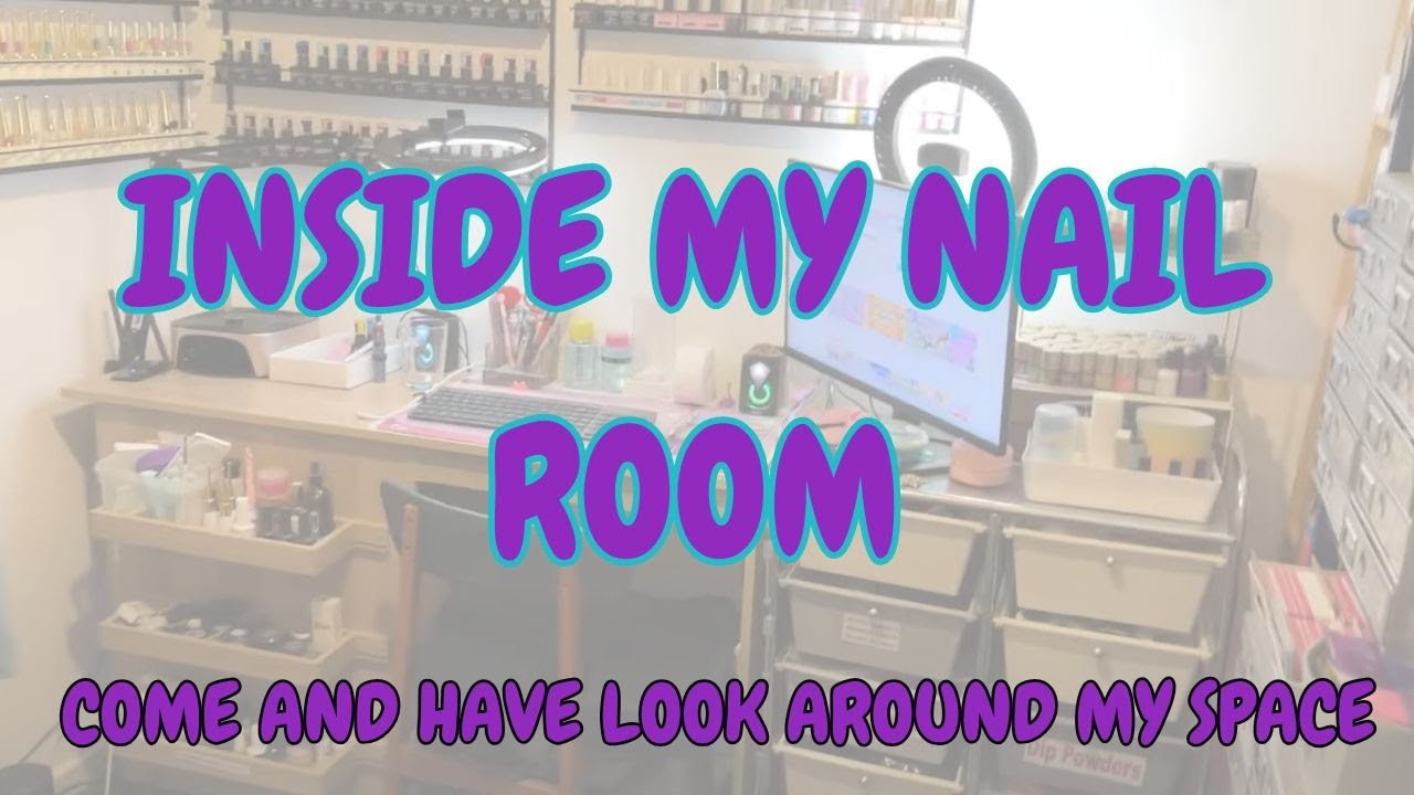 ULTIMATE Nail Room Tour 2025 💅 Вся моя коллекция нейл-арта, PR и организация хранения!