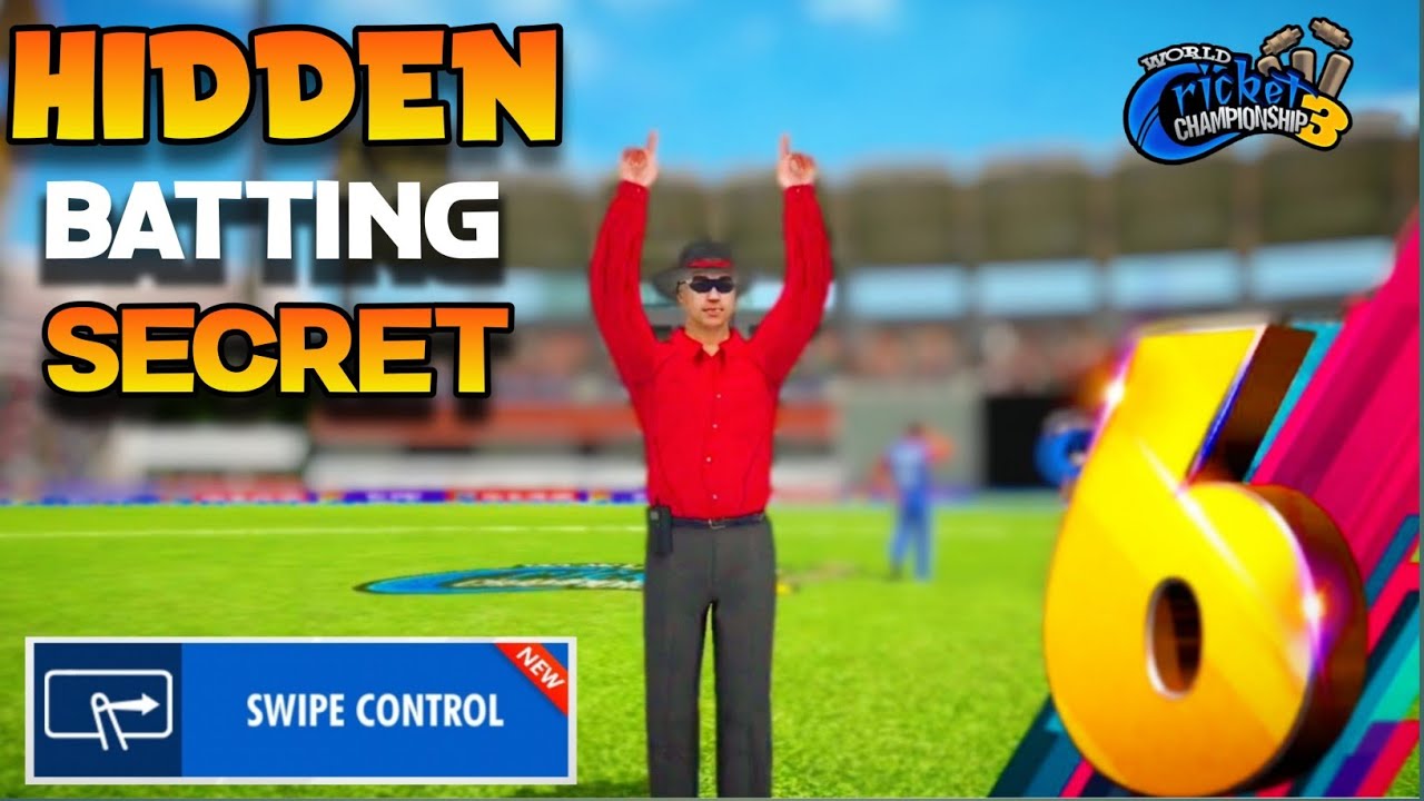 🔥 WCC3 Batting Tips For Classic Control ! Hidden Secret Of Batting !!