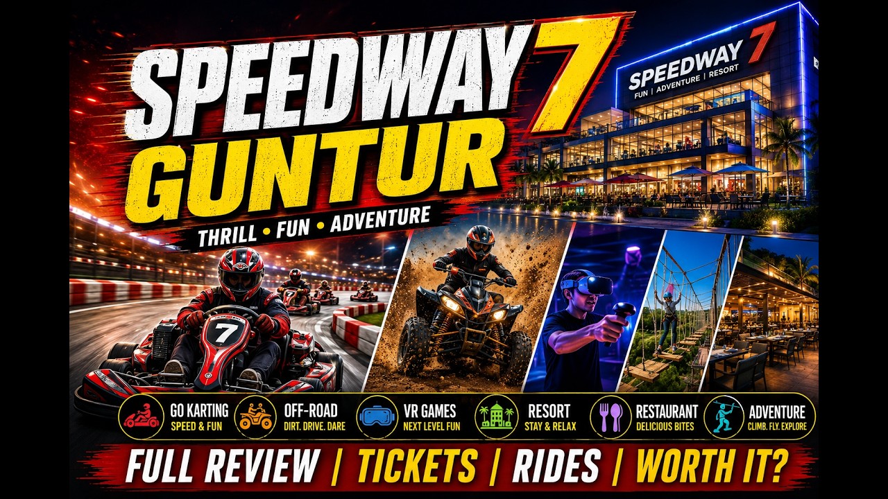 🔥 Speedway 7 Guntur Full Review 😱 | Tickets, Rides, Food & Is It Worth It?