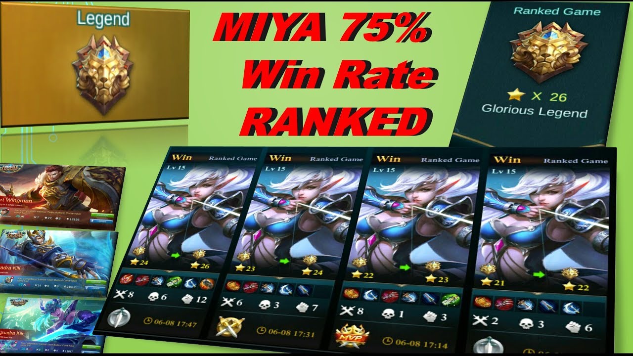 Mobile Legends MIYA 75 Win Rate 25 RANKED Best Hero YouTube mobile-legends-miya-75-win-rate-25-ranked-best-hero-youtube