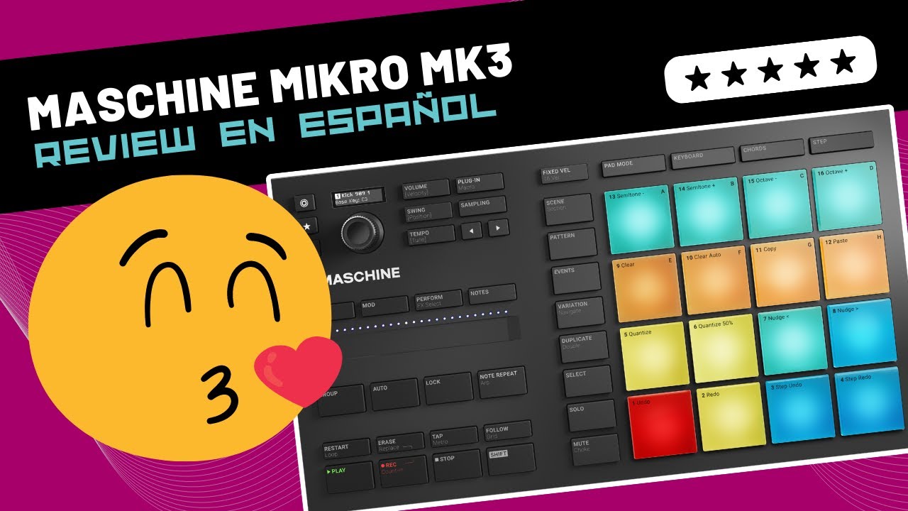 Native Instruments MASCHINE MIKRO MK3 🇪🇸 Unboxing & Review