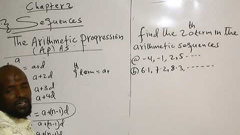 Sequences(casharka 3aad) Maxamuud Cali Aaden