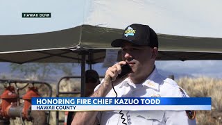 Hawaii Island unites to honor late Fire Chief Kazuo Todd's legacy