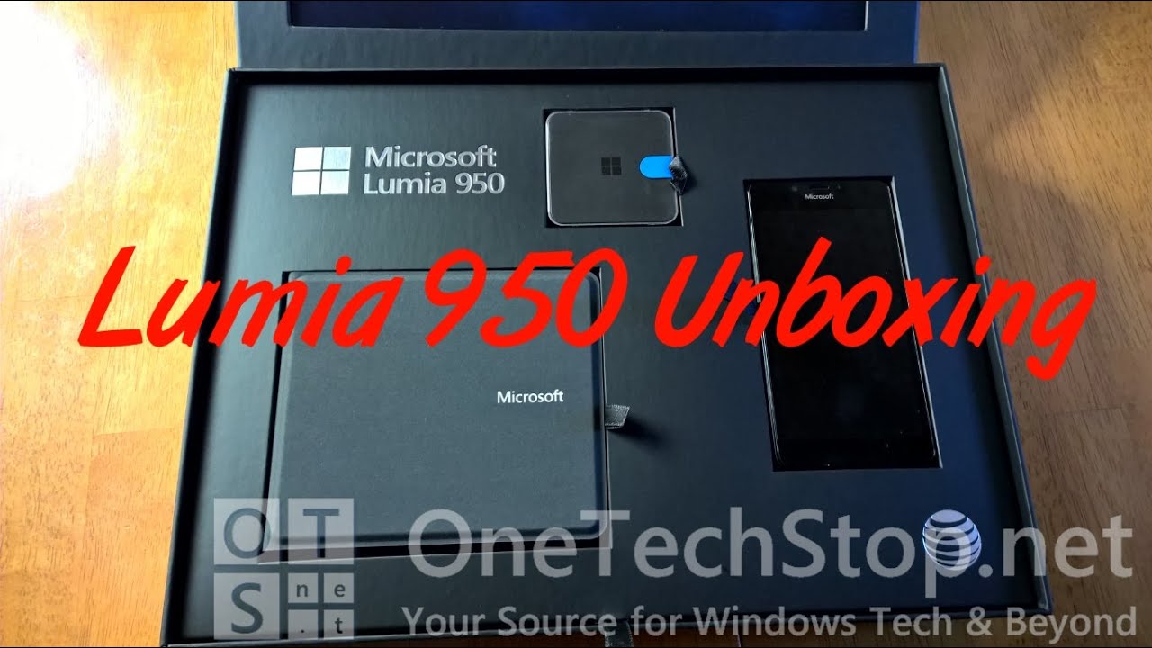 Microsoft lumia 950 unboxing